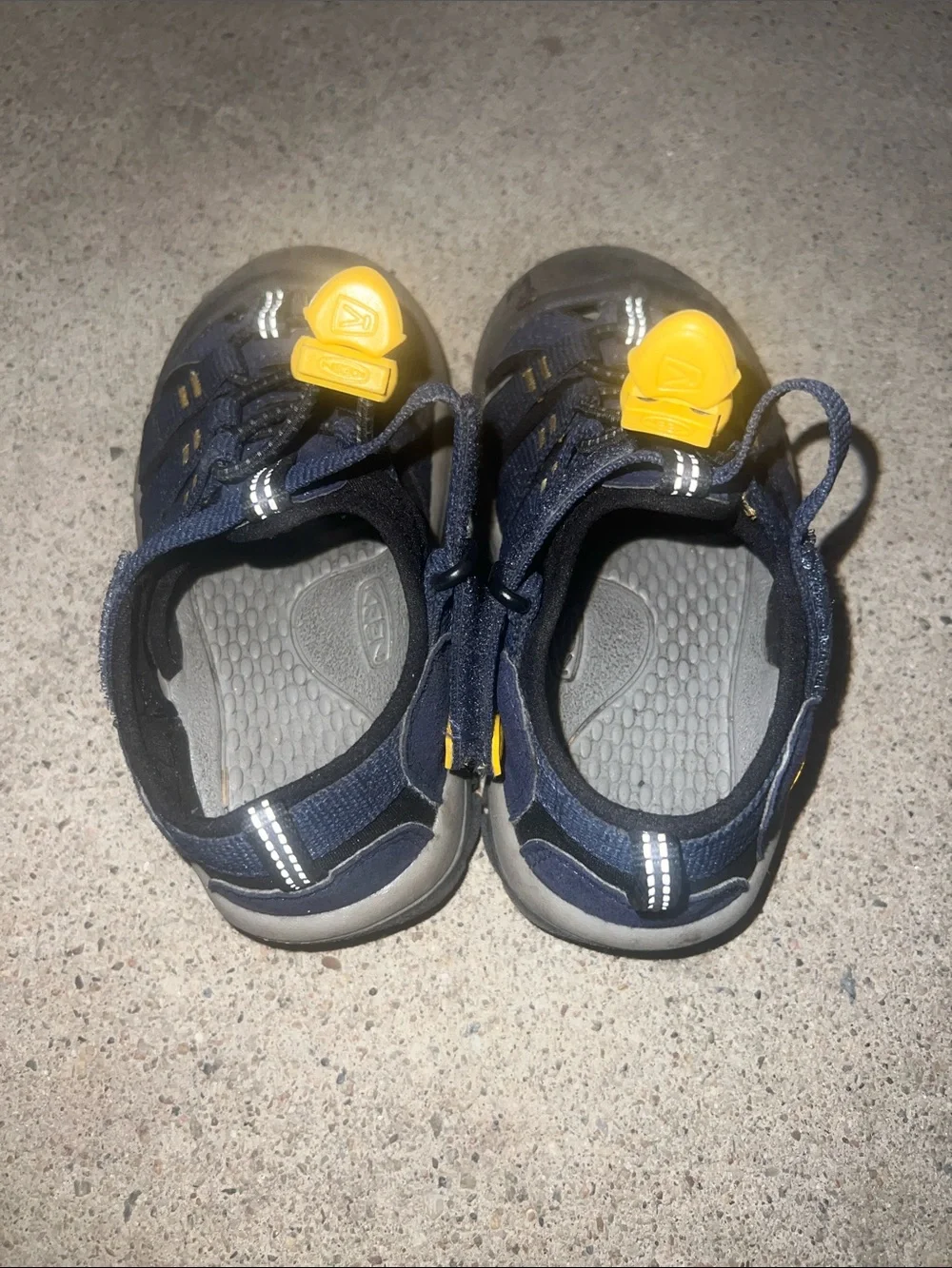 Keen Navy Blue and Yellow Kids' Sandals
